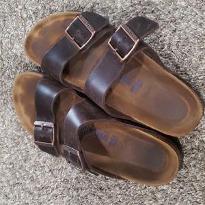Brown Birkenstock Sandals Size 39